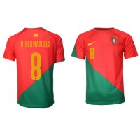 Maglie da calcio Portogallo Bruno Fernandes #8 Prima Maglia Mondiali 2022 Manica Corta